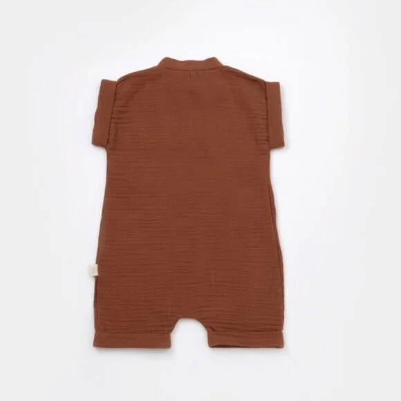 100% Organic Cotton Sleveless Romper - Picture 13 of 14